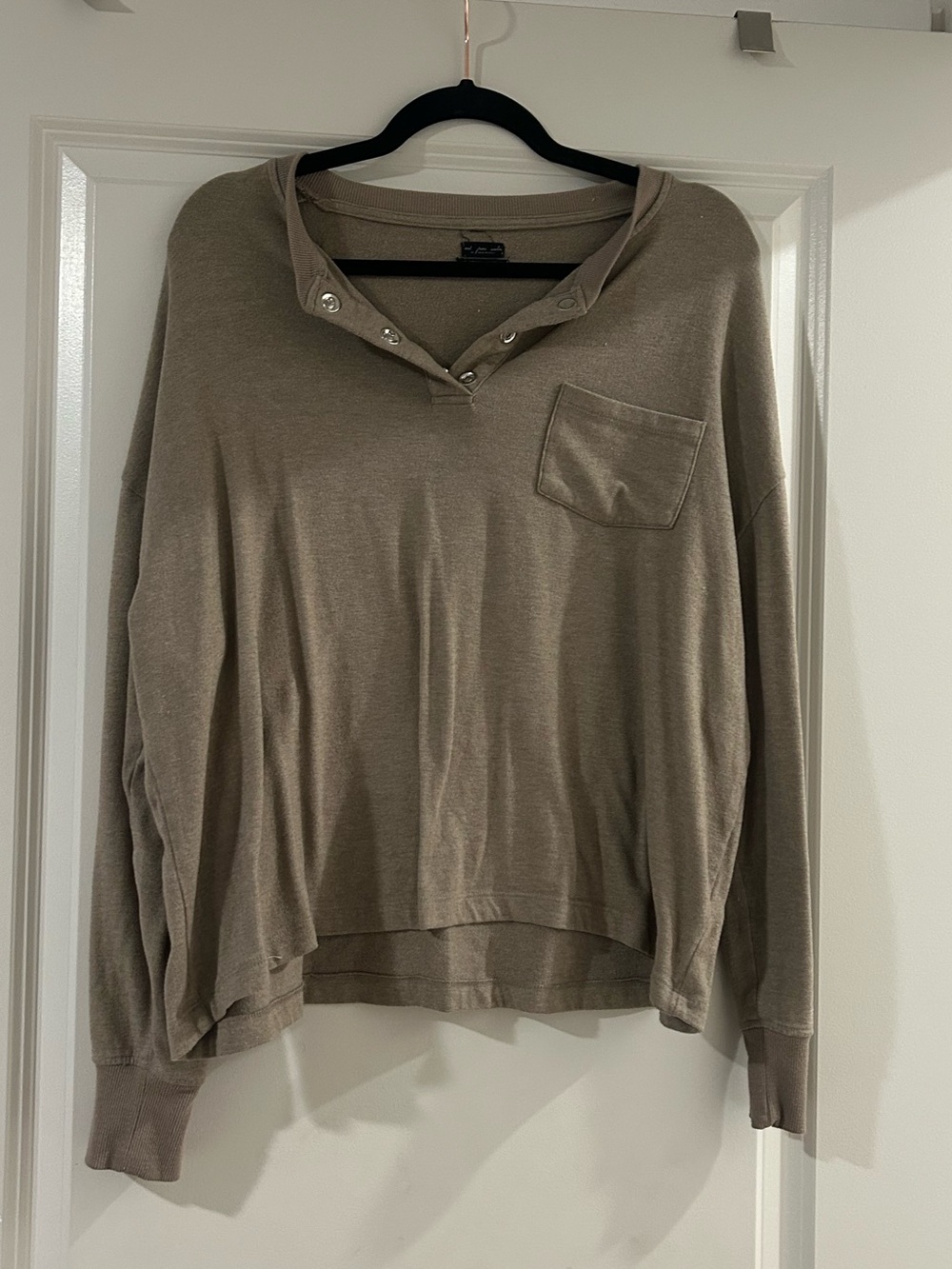 Women’s Out from Under Long Sleeve Henley Top